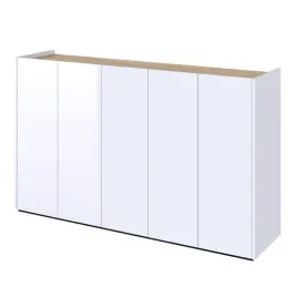 komoda-szescioma-polkami-156x40x951cm-bialy-polysk-dab-scandi-easy-ea-01