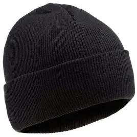 czapka-zimowa-meska-beanie-ciepla-dwuwarstwowa-gladka-czarna-uniwersalna