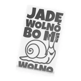 naklejka-jade-wolno-bo-mi-wolno-ze-slimakiem-na-auto-smieszna-tuning-wlepa