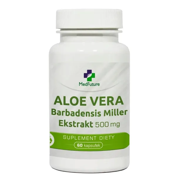 Aloe Vera aloes Ekstrakt 500mg oczyszczenie detox Wzmacnia odporność