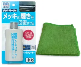 soft99-chrome-cleaner-mleczko-do-chromu-mikrofibra