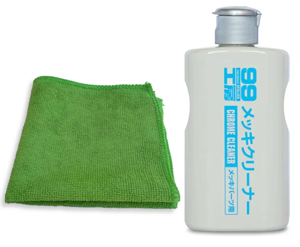 soft99-chrome-cleaner-mleczko-do-chromu-mikrofibra-marka-soft99