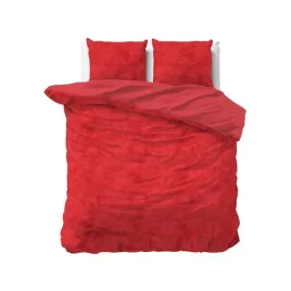 240x220-velvet-uni-czerwony-kpl-poscieli