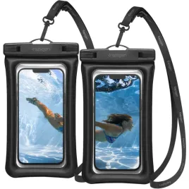 spigen-a610-universal-waterproof-float-case-2-pack-black