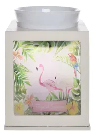 kominek-na-olejek-zapachowy-bialy-z-flamingami-9x9x12-cm