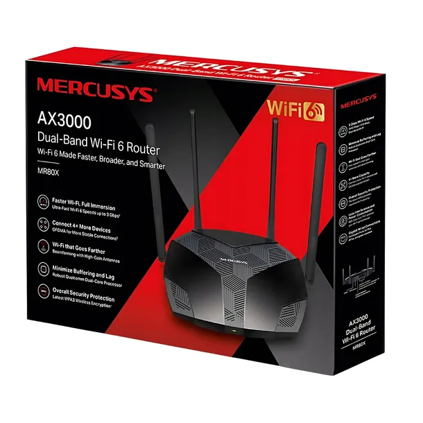 router-mercusys-mr80x-wifi-6-ax3000-3lan-1wan-pasmo-24-ghz