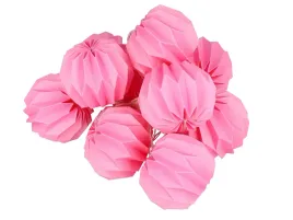 papierowe-kule-choinkowe-origami-10led-rozowe