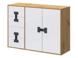 komoda-117-cm-dwudrzwiowa-szafka-z-szufladami-index