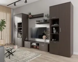 zestaw-mebli-do-salonu-z-szafka-rtv-i-szafami-wenge