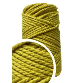 sznurek-bawelniany-do-makramy-4-mm-zolty-250-gram-3ply