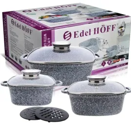 zestaw-6-garnki-brytfanny-ceramiczne-marmurowe-indukcja-edel-hoff
