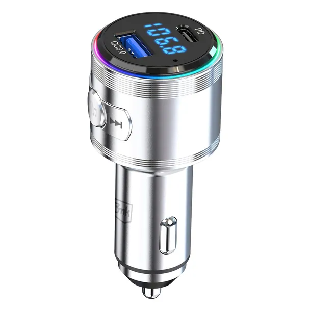transmiter-samochodowy-fm-adapter-bluetooth-3mk-hyper-car-power-48w-qc-usb-waga-z-opakowaniem-0-05-kg