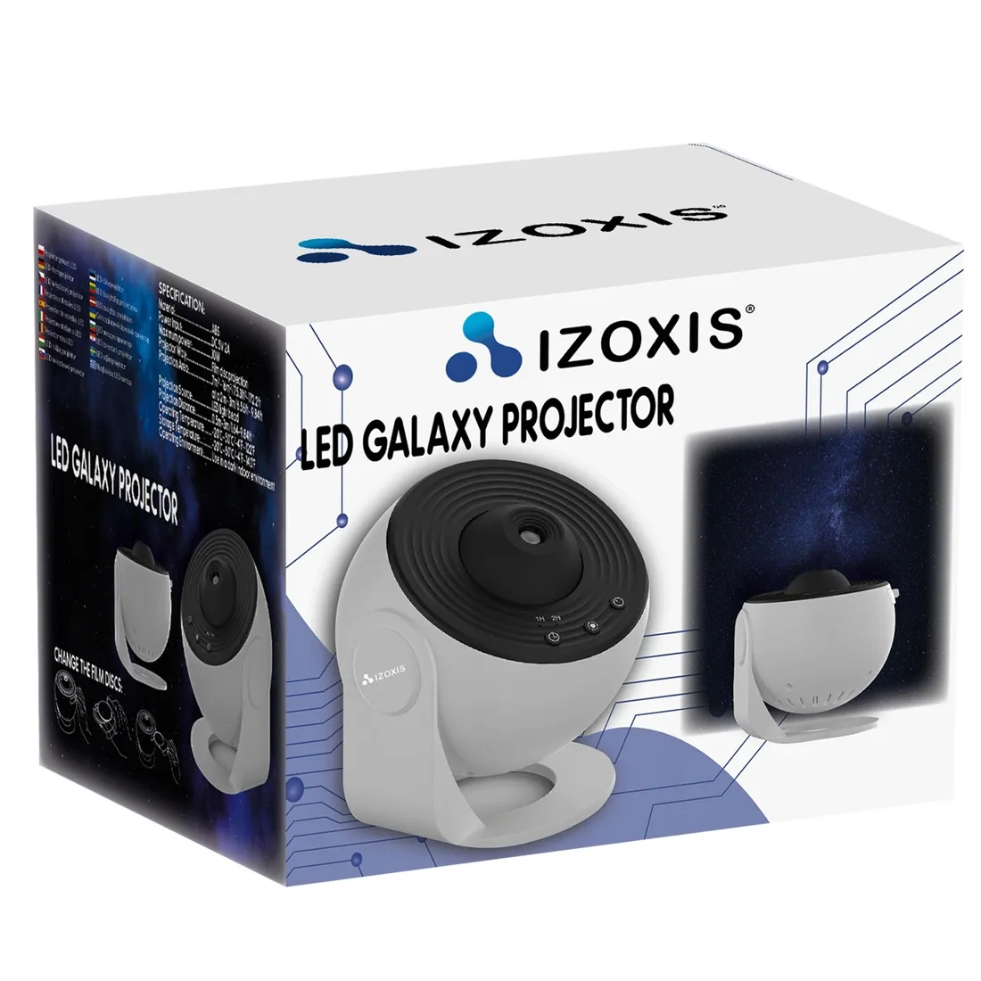 lampka-projektor-izoxis-bialy