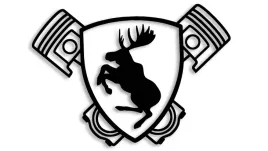 wycinana-naklejka-los-mechaniczny-volvo-saab-scania-czarna