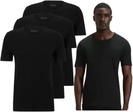 koszulka-meska-t-shirt-hugo-boss-komplet-zestaw-3-pak-bawelna-haft-m