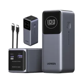 powerbank-ugreen-nexode-pb724-12000-mah-100w-usb-usb-c-pd-szary