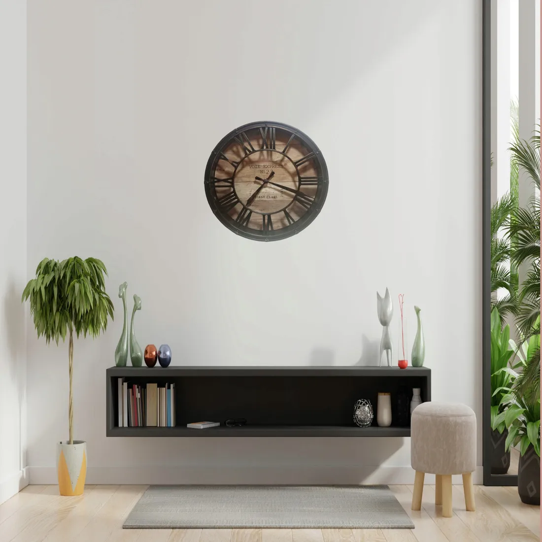 zegar-scienny-atmosphera-czarny-39cm