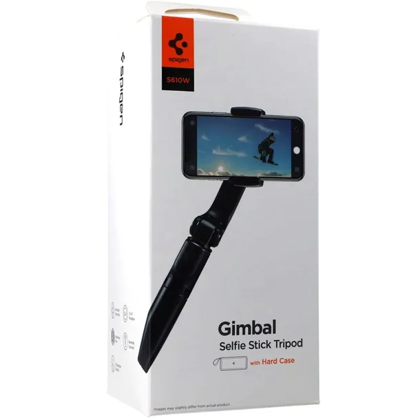 selfie-stick-spigen-s610w-czarny-waga-z-opakowaniem-0-4-kg