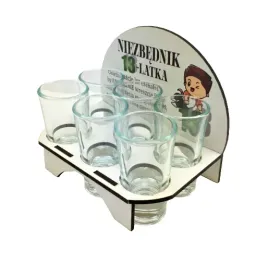 niezbednik-18-latka-kolorowy-nadruk-stojak-z-kieliszkami-6-sztuk