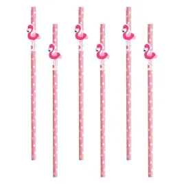slomki-flaming-rozowe-kropki-195-cm-6-szt