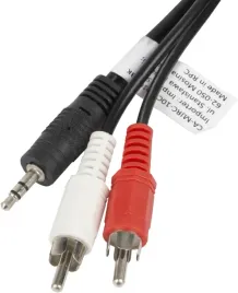 kabel-audio-glosnik-1xjack-3-5mm-2xrca-cinch-2m-hq