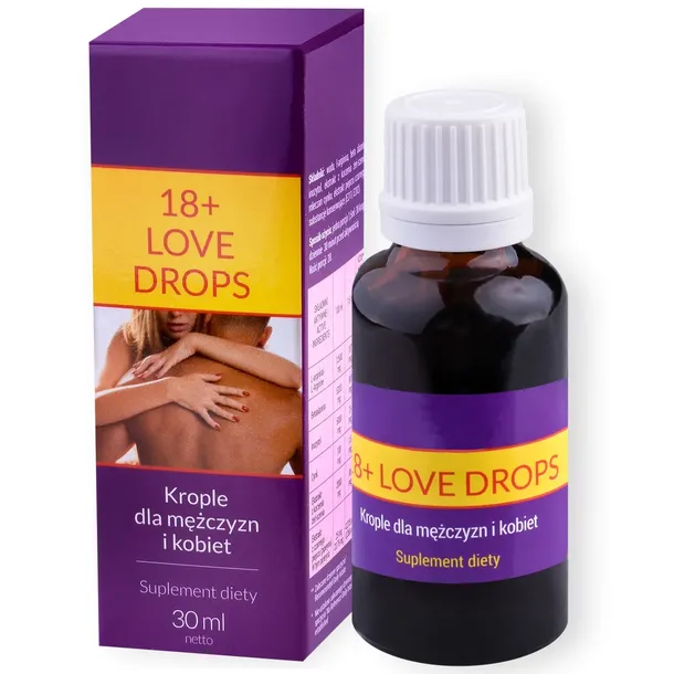 18+ Love Drops 30 Ml Krople Miłości Na Libido