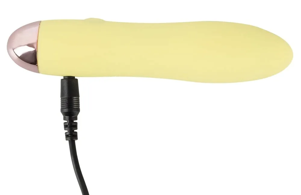 zolty-silikonowy-wibrator-cuties-mini-132-cm-usb