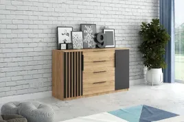 komoda-sorento-szer-160cm-lamele-craft-zloty
