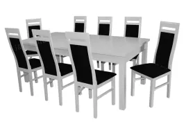 stol-100-200-300-8-krzesel-biale-drewno-salon-jadalnia