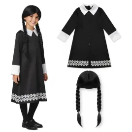 stroj-dla-dzieci-wednesday-addams-czarny-smiffys-130-140-cm