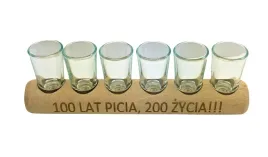 100-lat-picia-200-zycia-stojak-z-kieliszkami-do-wodki-6-szt