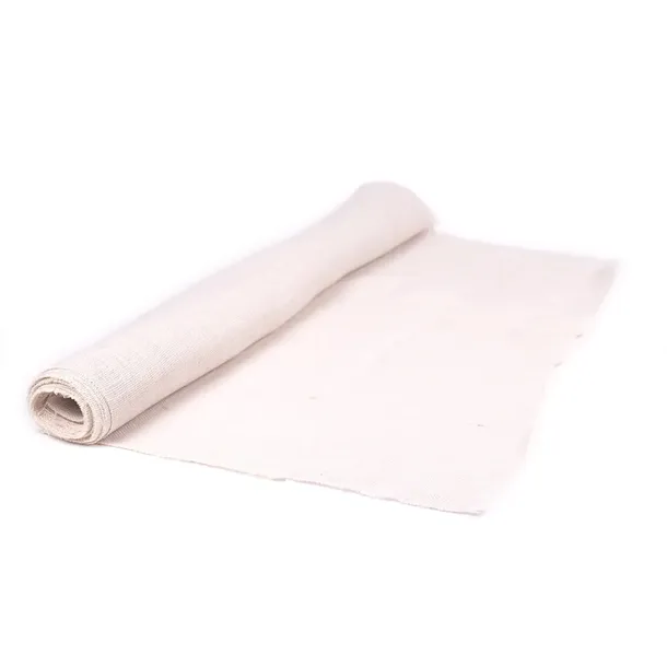 TKANINA JUTOWA BIAŁA JUTA BIELONA 100 CM NA METRY