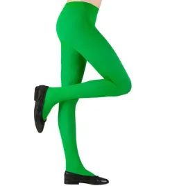 rajstopy-dzieciece-zielone-zabka-elf-kwiatek-11-14