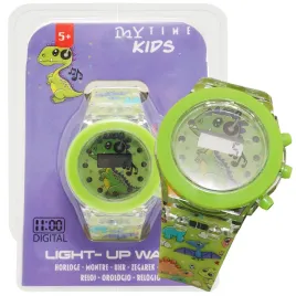 zegar-dzieciecy-mytime-kids-zielony-dinozaur-podswietlany-swiecacy