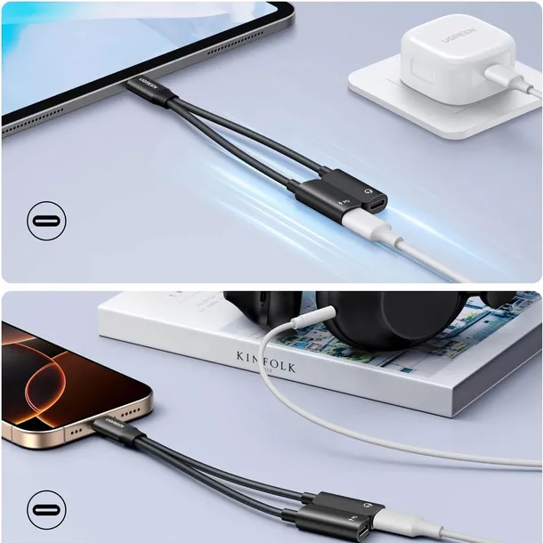 adapter-audio-ugreen-2w1-usb-c-do-2xusb-c-audio-ladowanie-czarny-stan-nowy-marka-ugreen