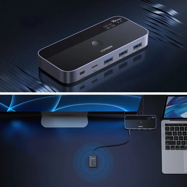 przelacznik-ugreen-switch-usb-c-usb-a-10gb-s-szary-stan-nowy-marka-ugreen