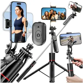kijek-do-selfie-stick-uchwyt-na-telefon-tripod-statyw-2xlampy-led-set-pilot