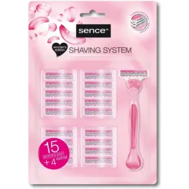sence-beauty-shaving-system-15-4-szt-woman-maszynka-na-wklady-do-golenia