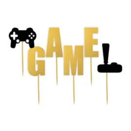 pikery-game-gamepad-i-joystick-zlote-8-cm-6-szt