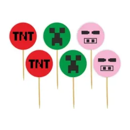 pikery-piksele-czerwono-rozowe-mix-8-cm-6-szt