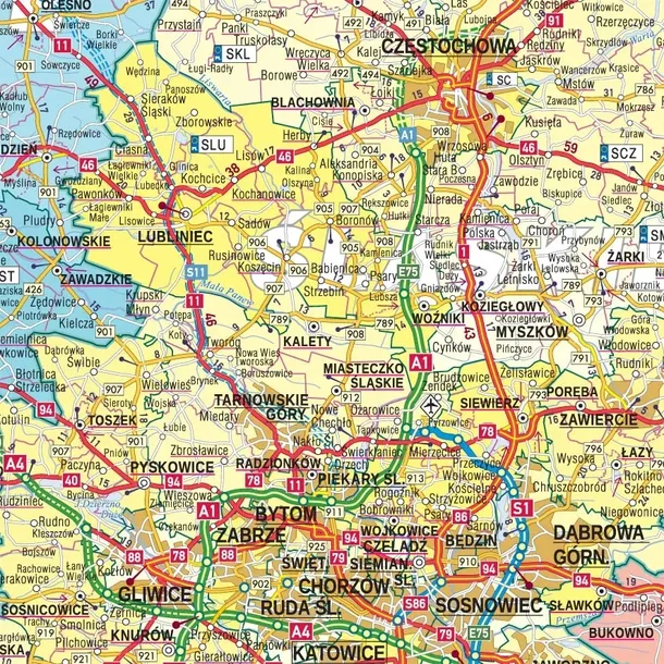 mapa-scienna-polski-administracyjno-samochodowa-bohater-brak