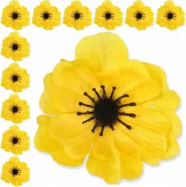 mak-anemon-glowka-kwiatu-sztuczne-kwiaty-yellow-12-sztuk