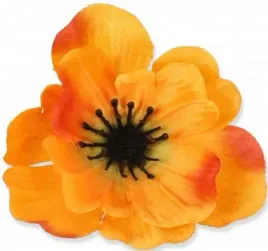 mak-anemon-glowka-kwiatu-sztuczne-kwiaty-orange