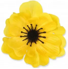 mak-anemon-glowka-kwiatu-sztuczne-kwiaty-yellow