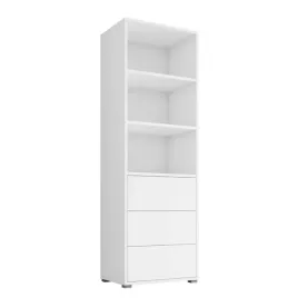 bialy-regal-na-ksiazki-szafka-z-szufladami-gesita