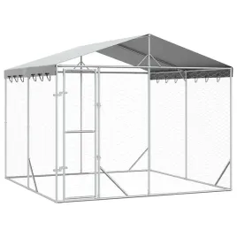 kojec-ogrodowy-z-daszkiem-3x3x25m-srebrny