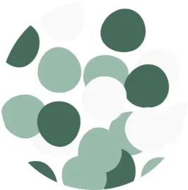 konfetti-kolka-matowe-botanical-zielono-biale-unique-36-szt
