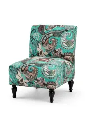 pokrowiec-na-fotel-bez-podlokietnikow-turkusowy-wzor-paisley