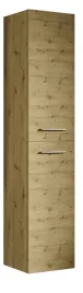 szafka-lazienkowa-wiszaca-slupek-30cm-senna-dab-artis-4-polki-2-fronty