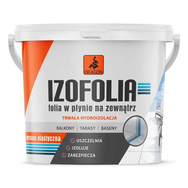 Folia w Płynie Zewnętrzna 15kg - Izofolia Ochrona do Basenów i Tarasów